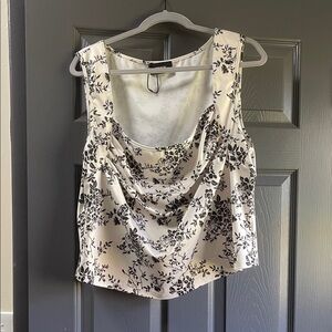 NWOT Cider Black and White Crop Top